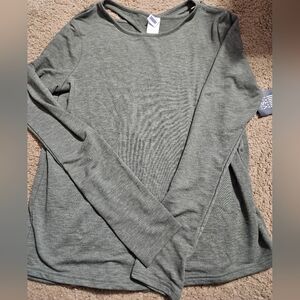 NWT Victoria's Secret Sport Large Criss Cross Open Back Long Sleeved Top